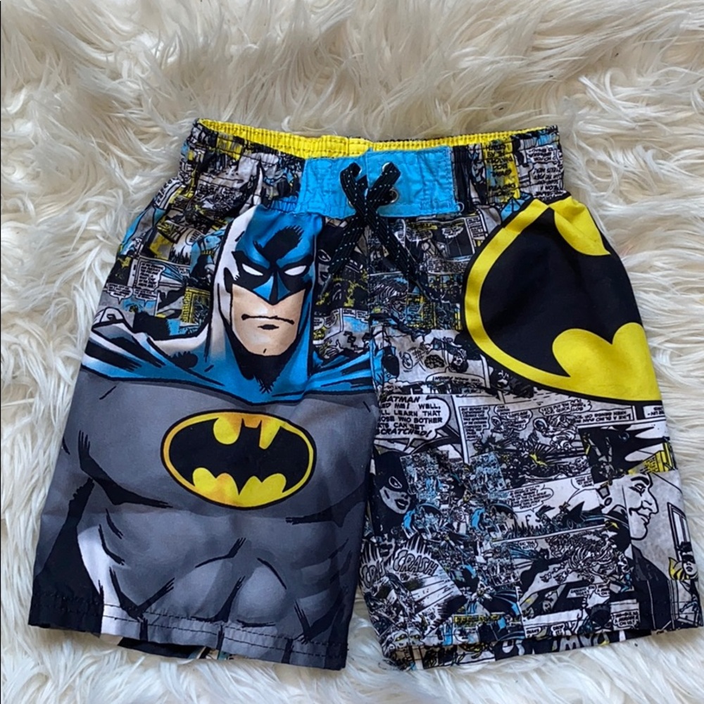 Batman swim trunks